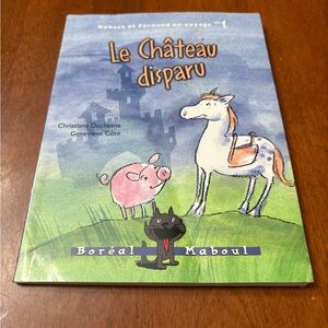 Le Château Disparu Children's Book by Boréal Maboul - Blue Cover